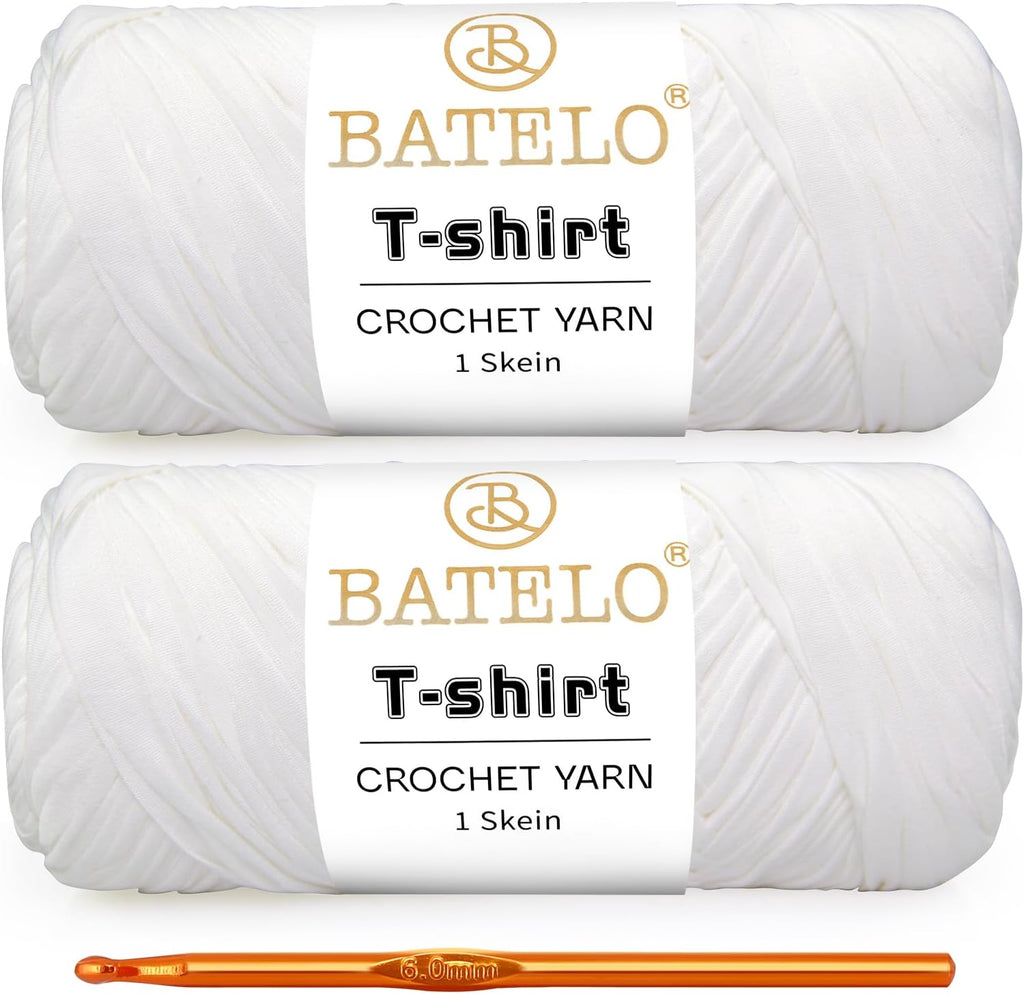 2 Pack T-Shirt Tshirt Yarn 400g/144yds High Elastic Thick Yarn