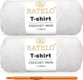 2 Pack T-Shirt Tshirt Yarn 400g/144yds High Elastic Thick Yarn