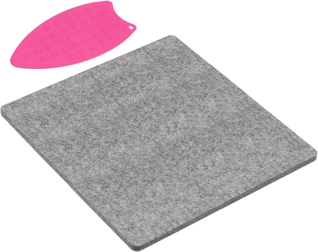 HARFINGTON Wool Pressing Mat 17" x 17" Wool Ironing Pad Sewing Notions