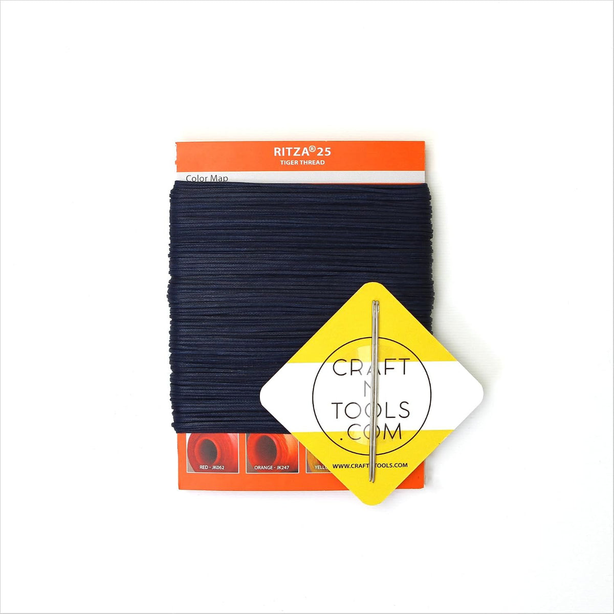 Royal Blue 1.0mm RITZA 25 Tiger Thread for Leather Craft | Waxed