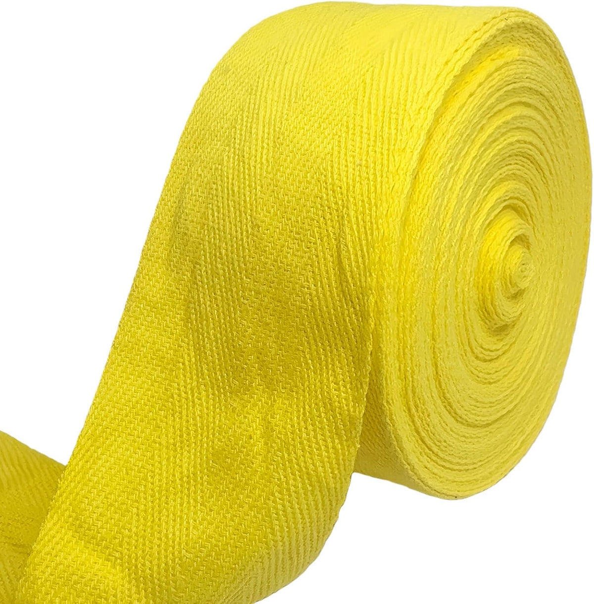 Yellow 2 Inch Cotton Herringbone Twill Tape 15Yds Binding Trim