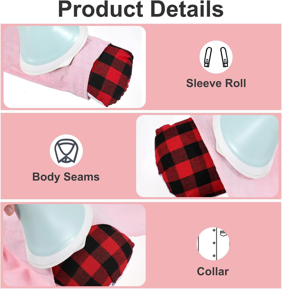 2 Pcs Tailor's Ham and Seam Roll Set, Solid Linen Cotton Pressing Tool