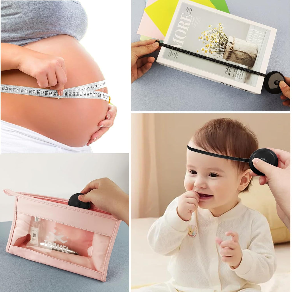 GDMINLO 4 Pack Tape Measure Retractable Measuring Tape for Body Fabric