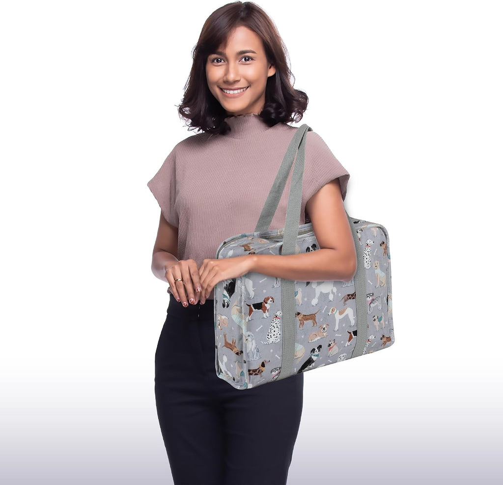 Hobby Gift Project Case Sewing and Yarn Storage Bag with Internal