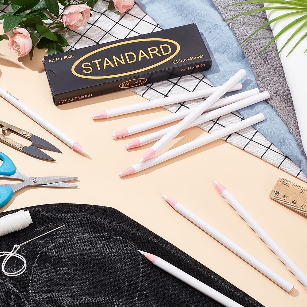 BENECREAT 12PCS Water Soluble Pencil Tracing Tools for Tailor's Sewing