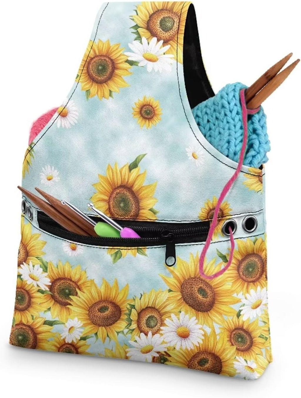 ZCFYGDX Embroidery Tools Sewing Organizer - Fresh Daisy Sunflower