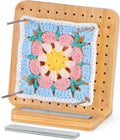Lifewit 5.9" Crochet Blocking Board with 10 Pegs for Knitting &