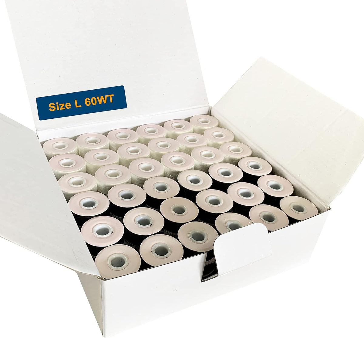 HimaPro 144 Prewound Bobbins for Embroidery Machines Size L (SA155)