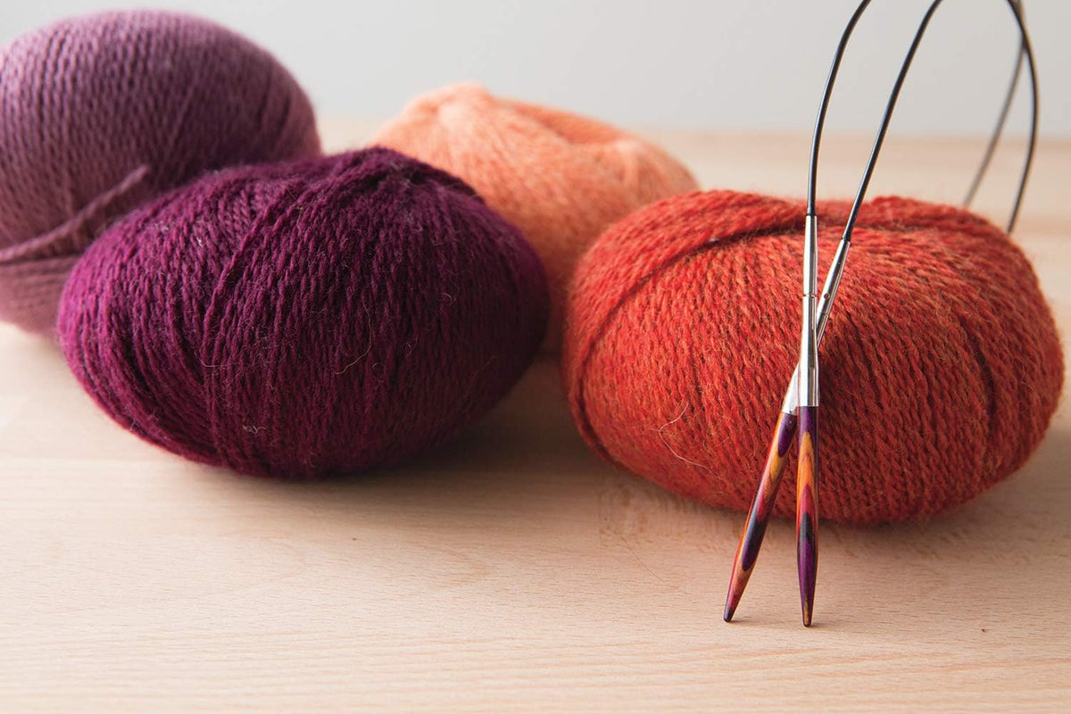 Knit Picks Radiant Wood Short Interchangeable Knitting Needles Set US