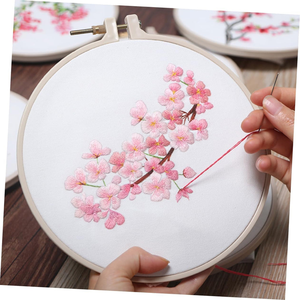 Cotton Cross-Stitch Cloth Needlework 3pcs for DIY Embroidery