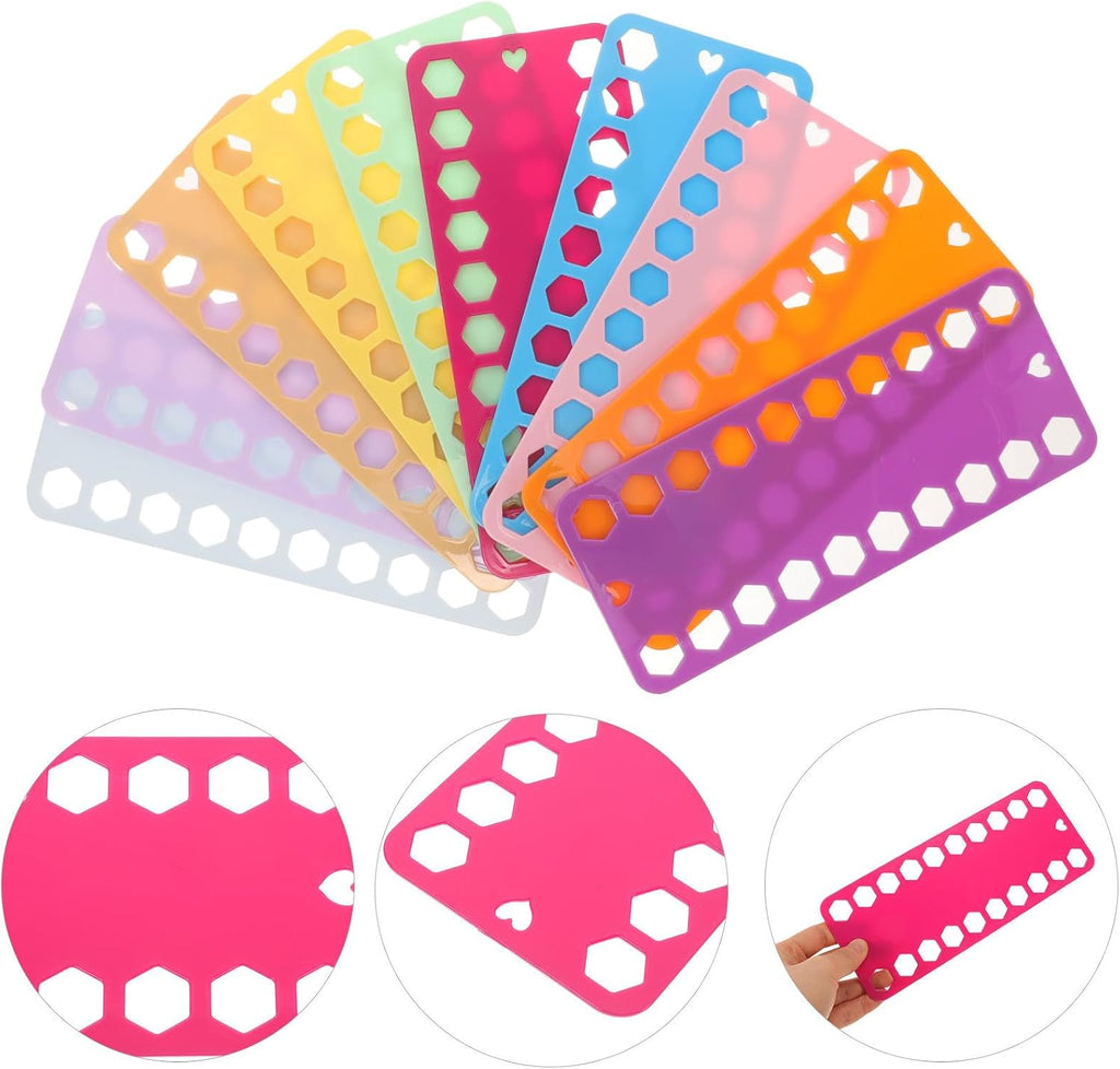10Pcs Embroidery Floss Organizer Board Plastic for Sewing and Cross