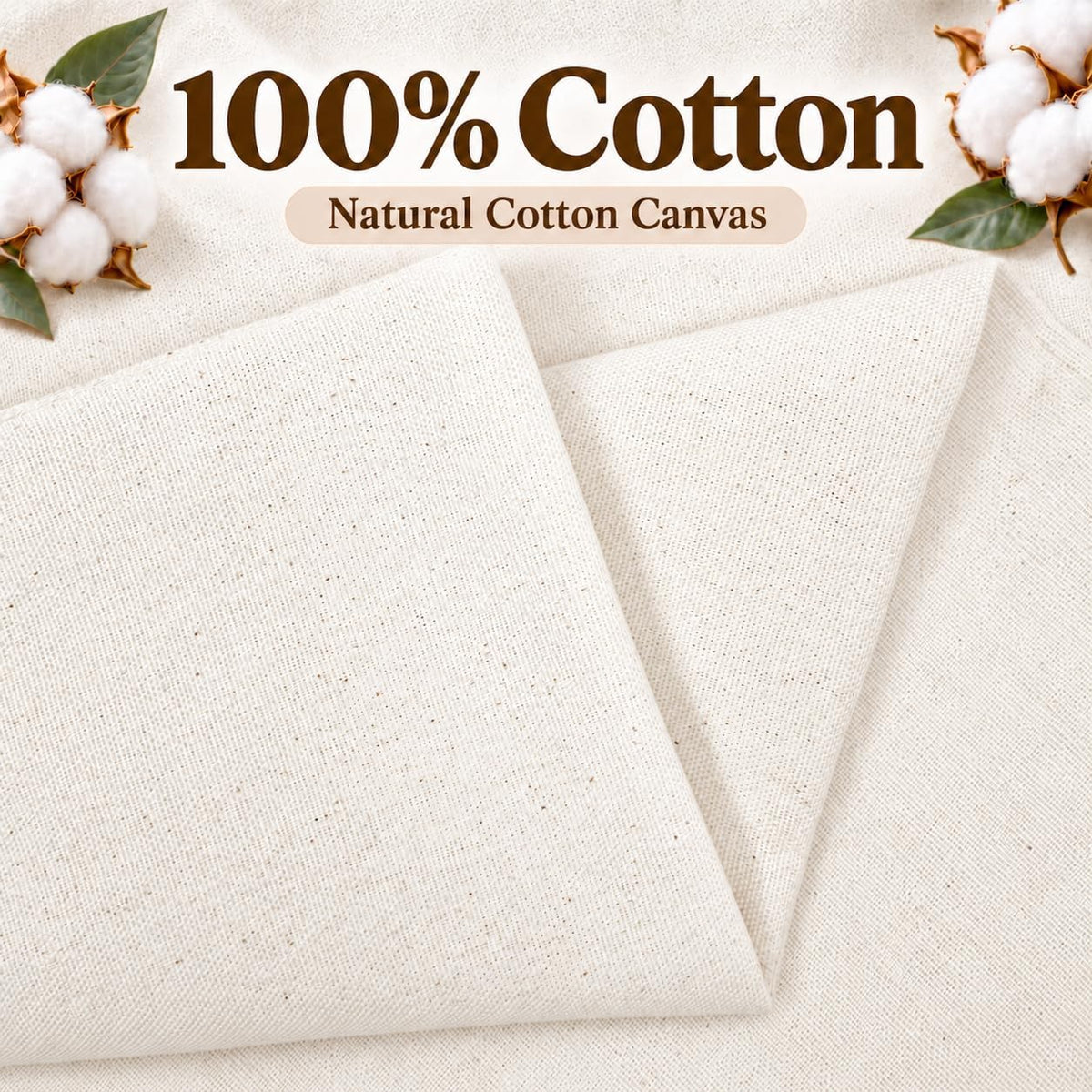 Barcelonetta | Canvas Fabric | Cotton Duck | Heavy | Natural 10oz