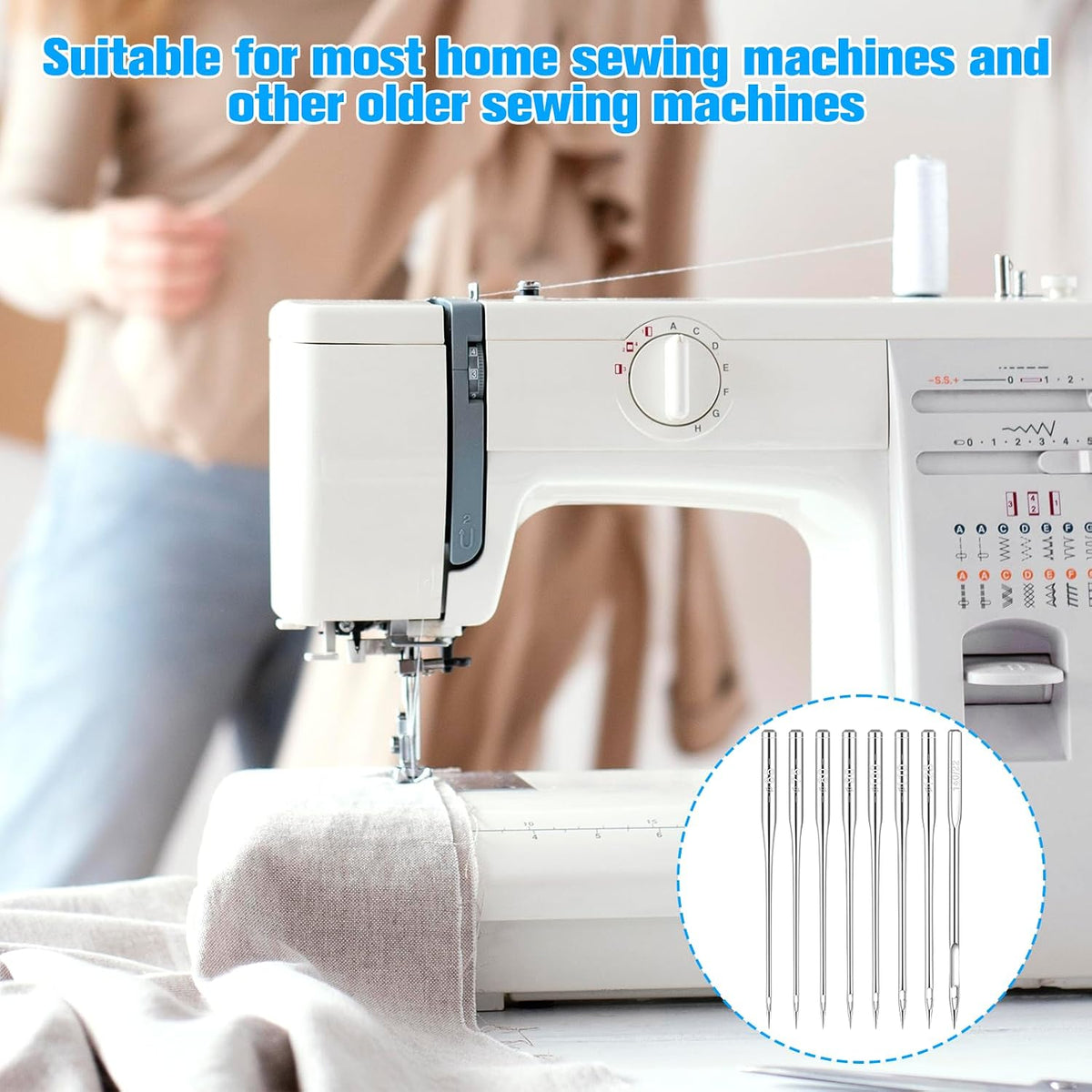 80 Pcs Heavy Duty Sewing Machine Needle Universal Sewing Machine