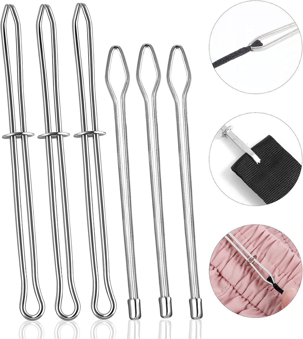 Bodkin Sewing Tool for Elastic, 6Pcs Elastic Threader Tool Threader