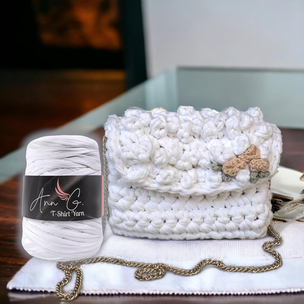 Ann G Premium T-Shirt Yarn, Super Soft Polyester, 300+ Feet, Durable