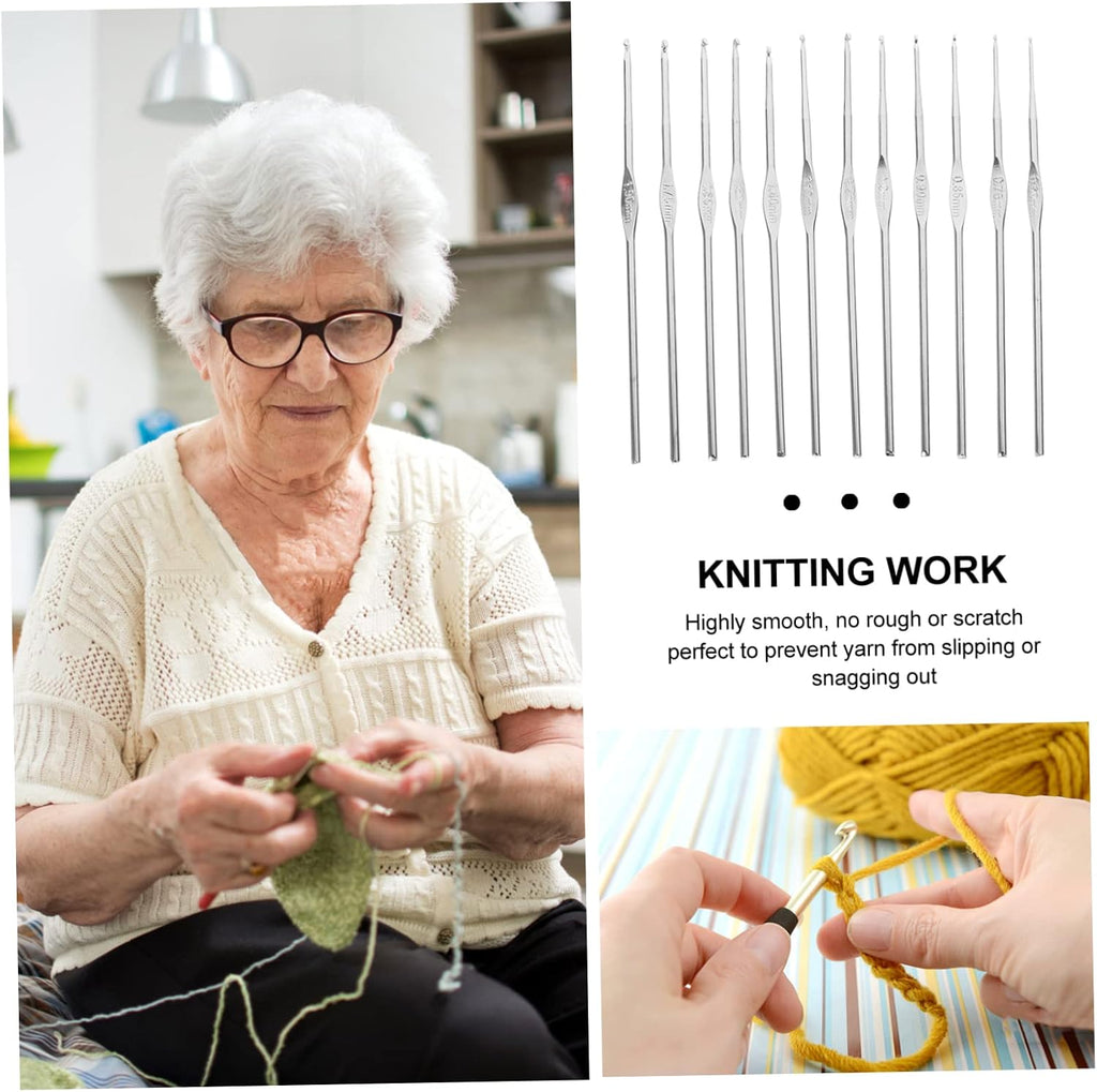 Crochet Hooks for Craft Enthusiasts, Stainless Steel 3 Sets Winter