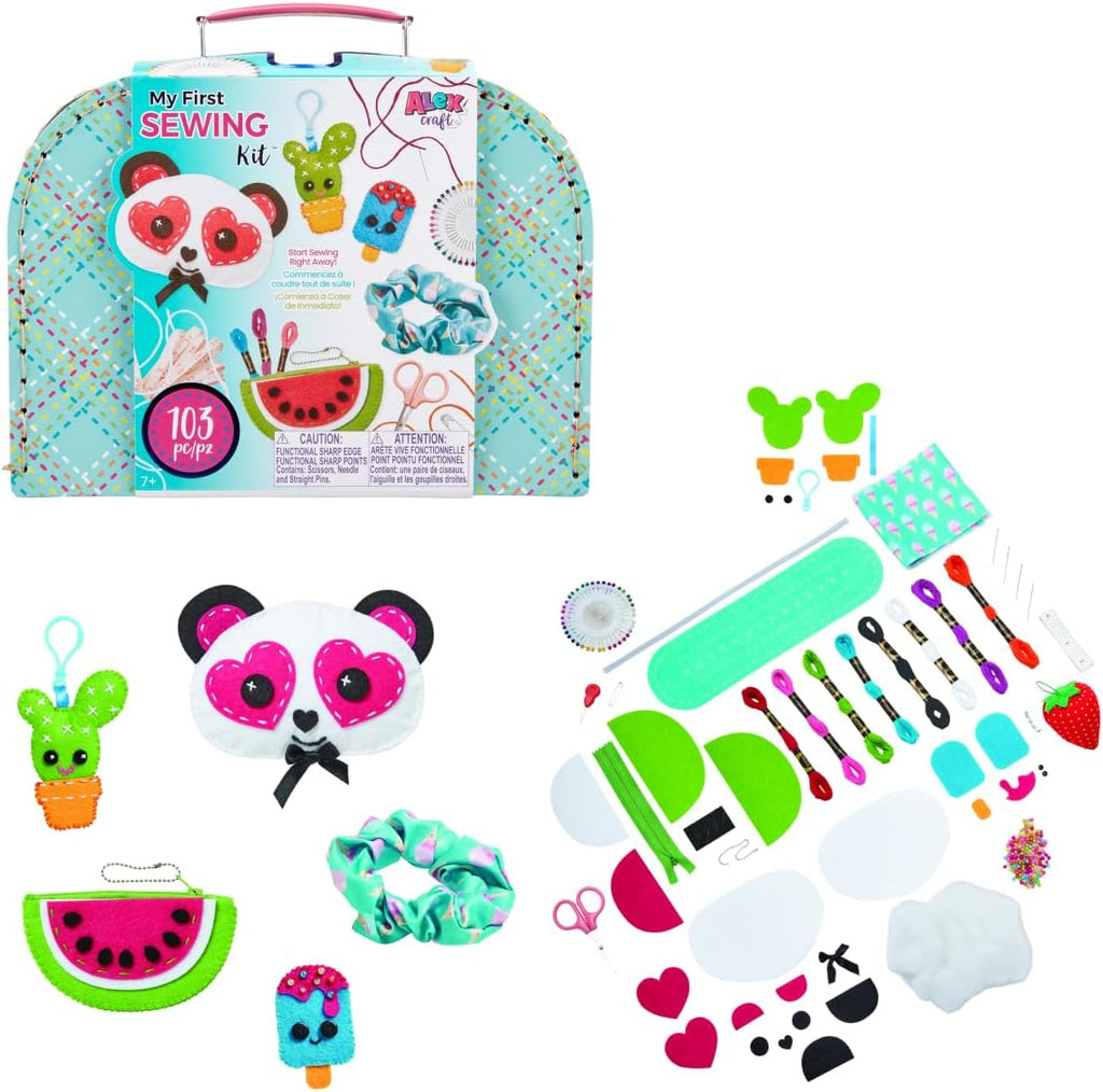 My First Sewing Kit by Alex Crafts, Perfect for Beginners, Arts and