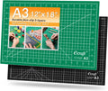 Ecraft Self-Healing Cutting Mat 12x18 Inch, Double-Sided 5-Ply Gridded