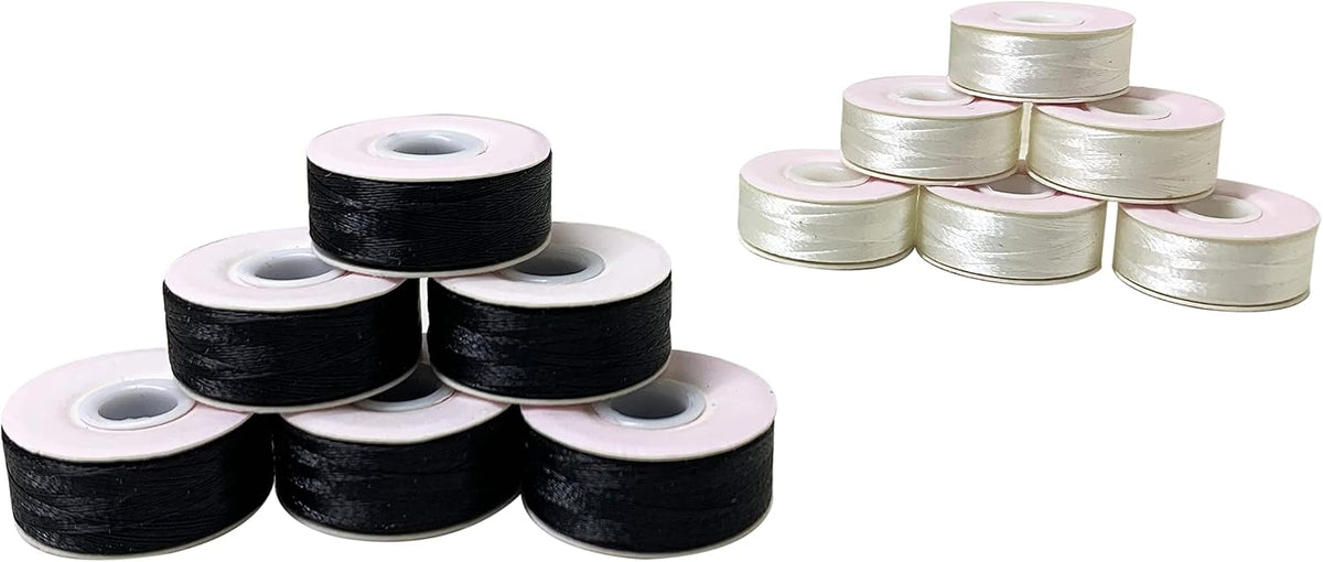 HimaPro 144 Prewound Bobbins for Embroidery Machines Size L (SA155)
