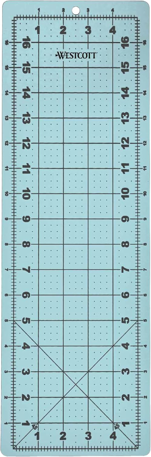 Westcott 3-Piece Craft Set - 45mm Rotary Cutter for Fabric, Cutting
