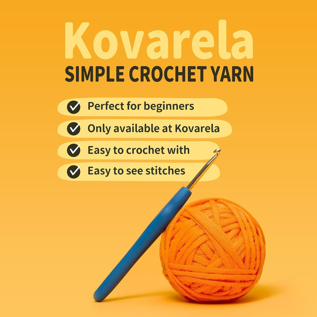 Kovarela Crochet Kit for Beginners, Plant Family Amigurumi with Video