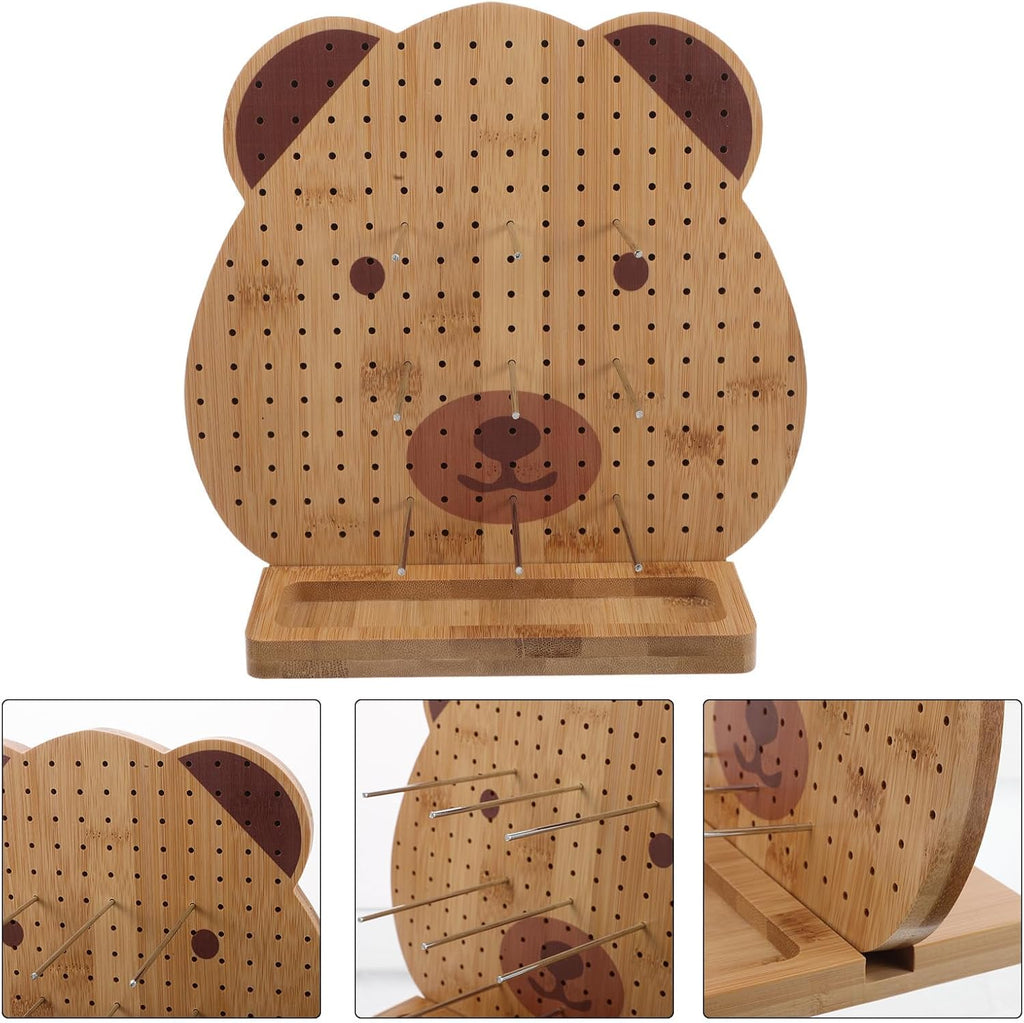 Wooden Crochet Blocking Board with Pins for Knitting Projects