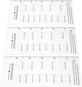 3pcs Knitting Gauge Ruler for Needles and Crochet Hooks, Acrylic Tool
