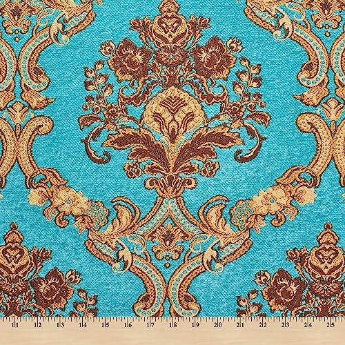 Victorian Damask Chenille Upholstery Brocade Jacquard 56/57 Inch