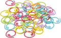 50pcs Copper Spiral Split Ring Stitch Markers for Knitting