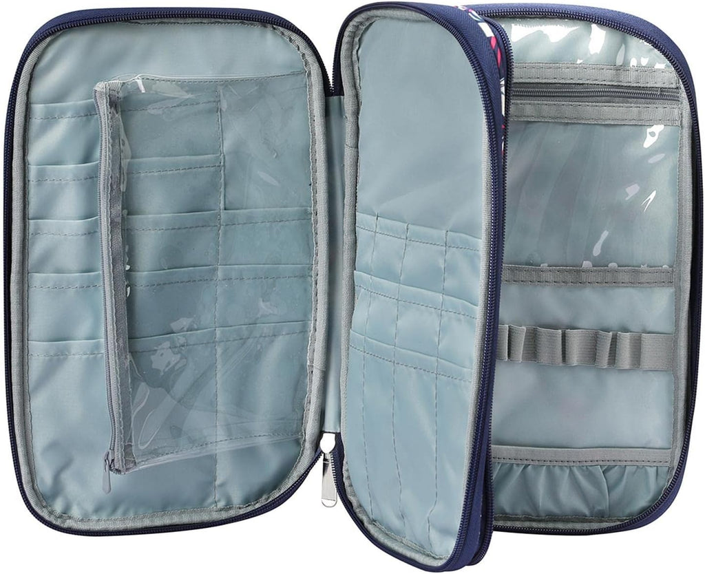 Crochet Hook Case Zipper Organizer Bag Knitting Accessories Storage