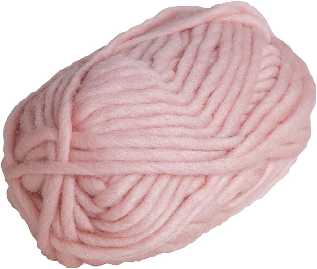 Knit Picks Tuff Puff Pink 100% Wool Chunky Yarn for Hand Knitting