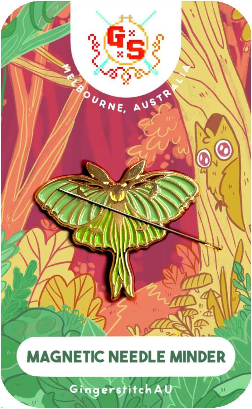 Pastel Luna Moth Needle Minder