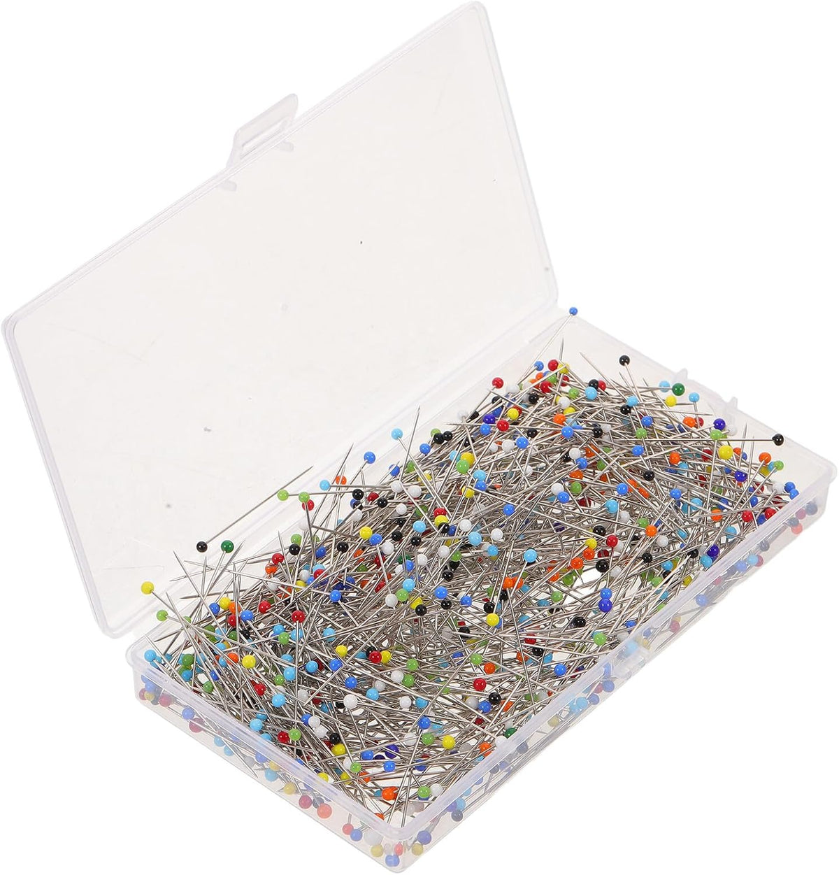 1000pcs Glass Head Straight Pins, 38mm Quilting and Dressmaking Xmas