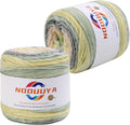 20 Colors Gradient Yarn for Crocheting, 100g/240m #3 DK Light Weight