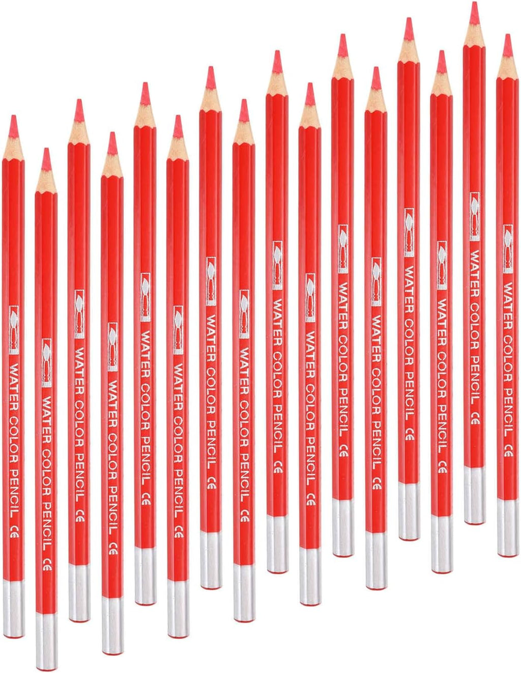 MECCANIXITY 15Pack Water Soluble Fabric Pencils for Sewing Red
