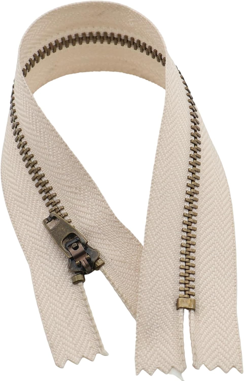 Leekayer 3# Jeans Zipper 5" Metal Zipper Close End Zippers 6pcs