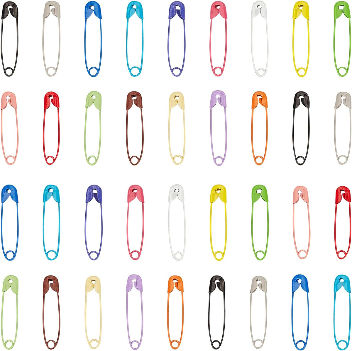 arricraft 100PCS Colored Safety Pins, Premium Safety Pins Bulk Sewing
