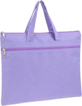 14.5x12 Inch Zippers Needlepoint Project Bag with Handle Reusable