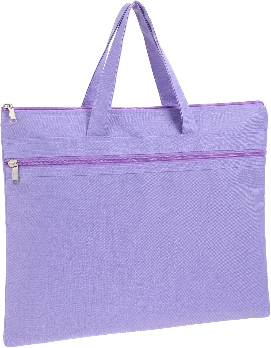 14.5x12 Inch Zippers Needlepoint Project Bag with Handle Reusable