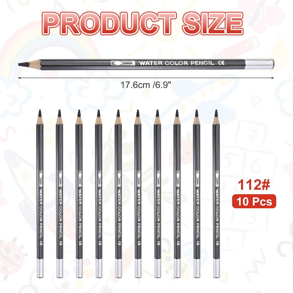 MECCANIXITY Water Soluble Fabric Pencils, Tailors Chalk Fabric Pencils