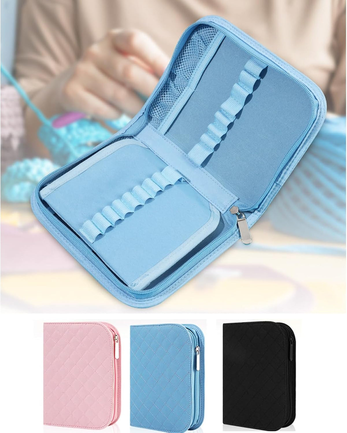 Needle Case Empty Crochet Hook Case Portable Crochet Hook Organizer