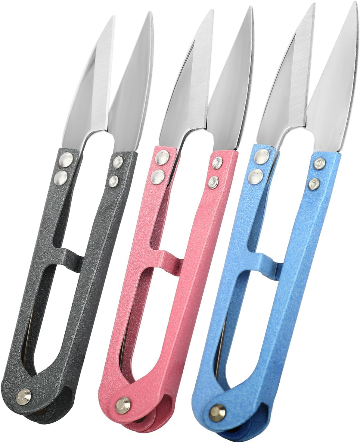CZZXI Thread Snips, 3 Pack High-Carbon Steel Thread Cutter