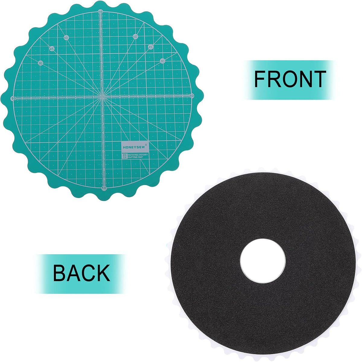 EXCEART Small Fabric Rotary Mat 1PC Cutting Mat Diameter Healing