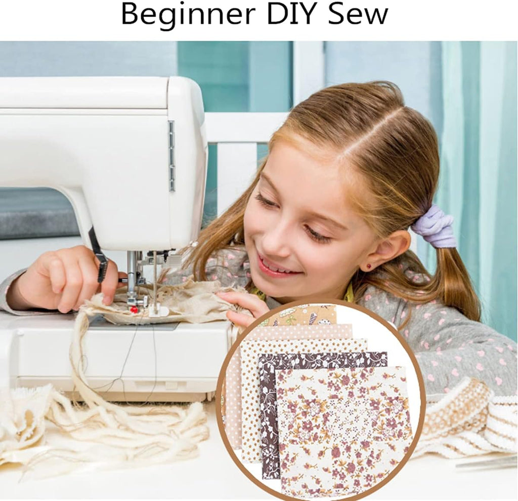 100% Cotton Fabric Squares for Sewing & Quilting - Floral DIY