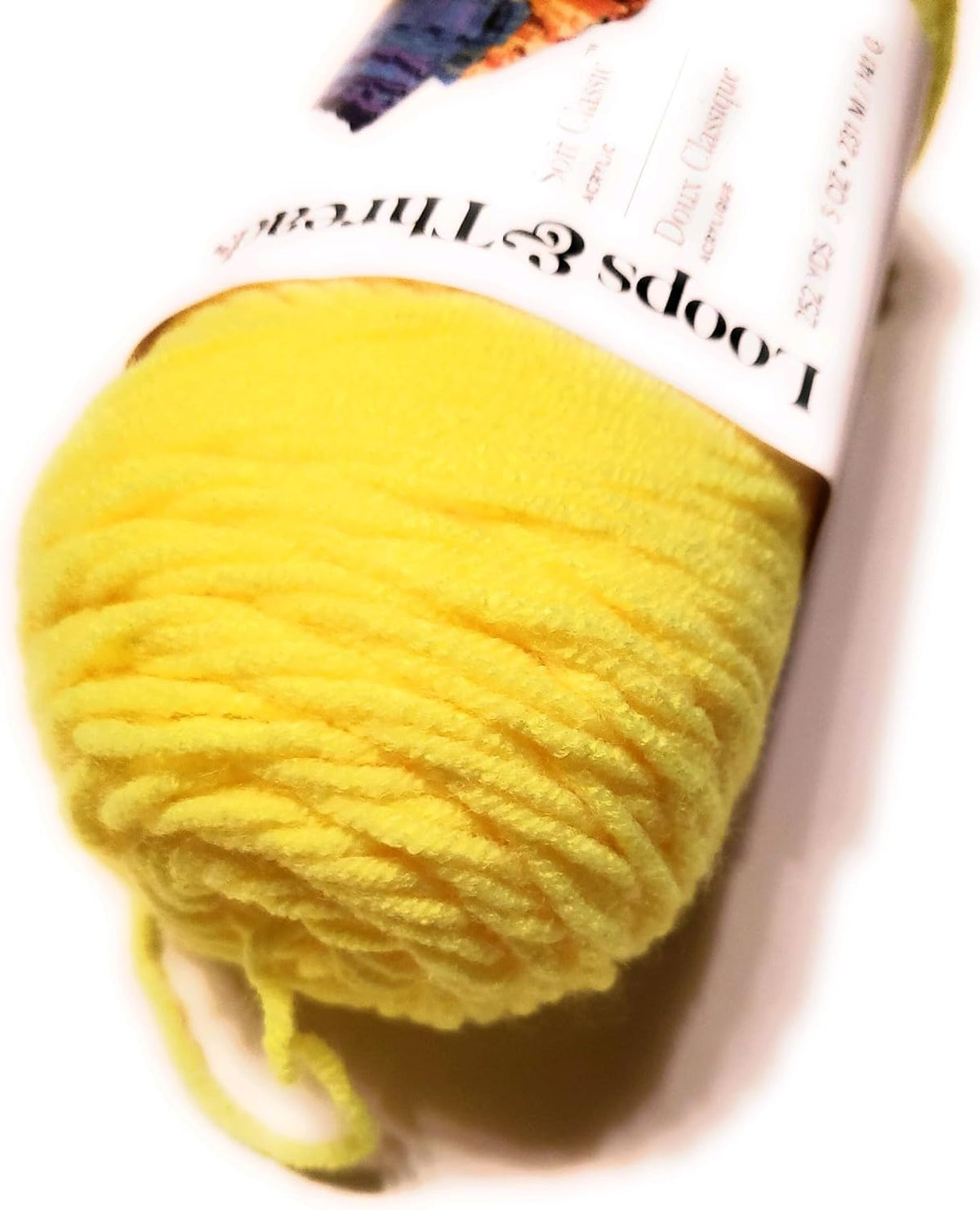 Soft Classic Yarn by Loops & Threads - 252 Yards - Medium (4) - Neon