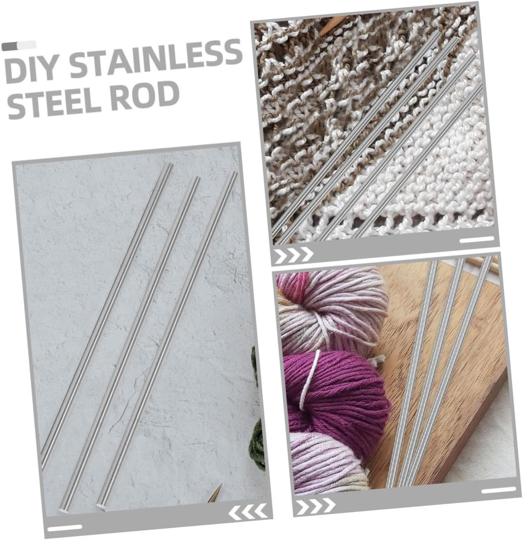 4pcs Stainless Steel Rod Pins for Knitting Blocking Board