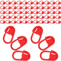 Crochet Stitch Markers Set for Knitters 1000pcs Plastic Red