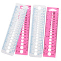 4pcs Plastic Knitting Needle Gauge Rulers Accurate Measuring Tools for