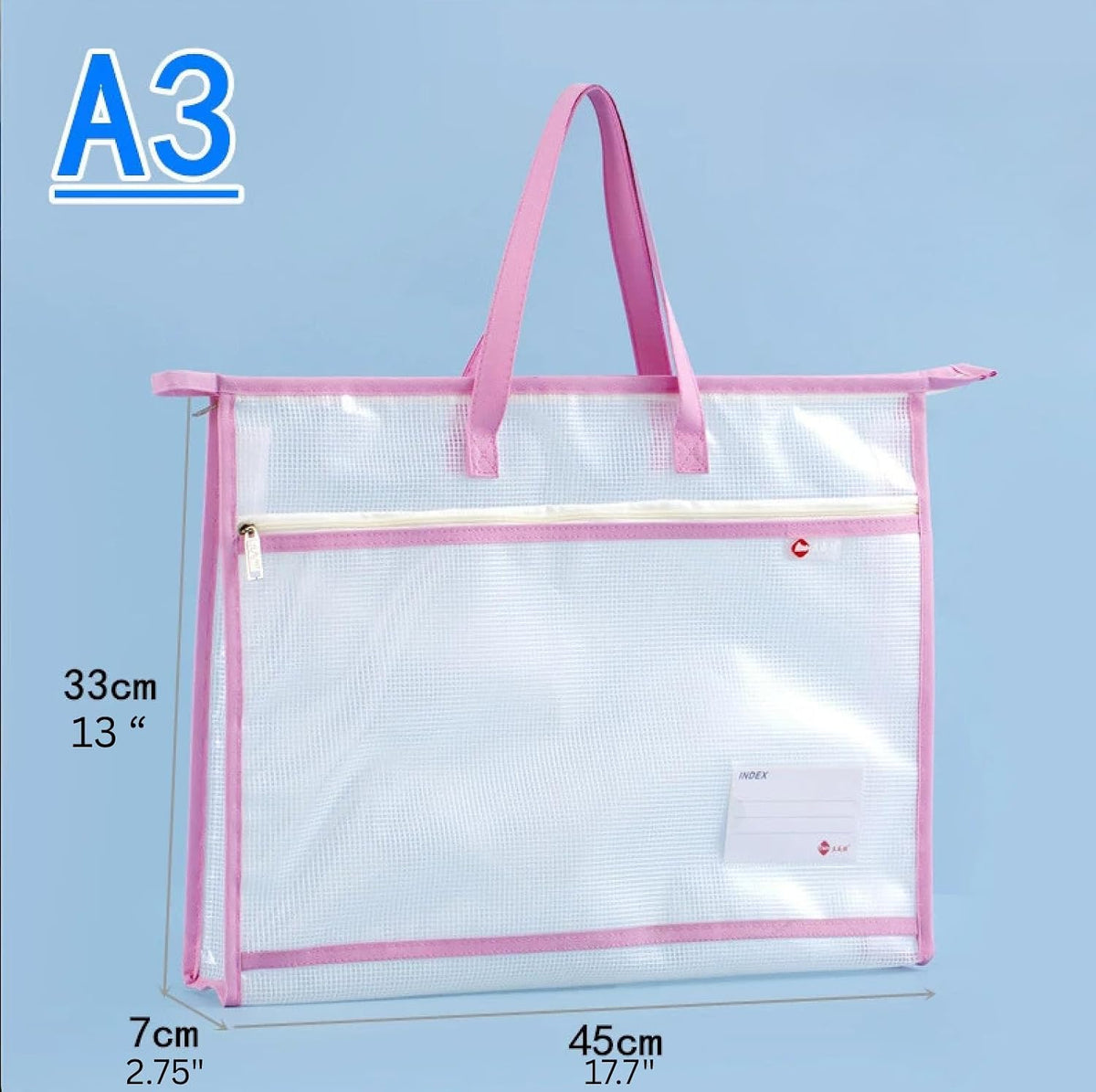 Set of 4-Color Project Bags for Quilting, Sewing, Crafts, Teaching
