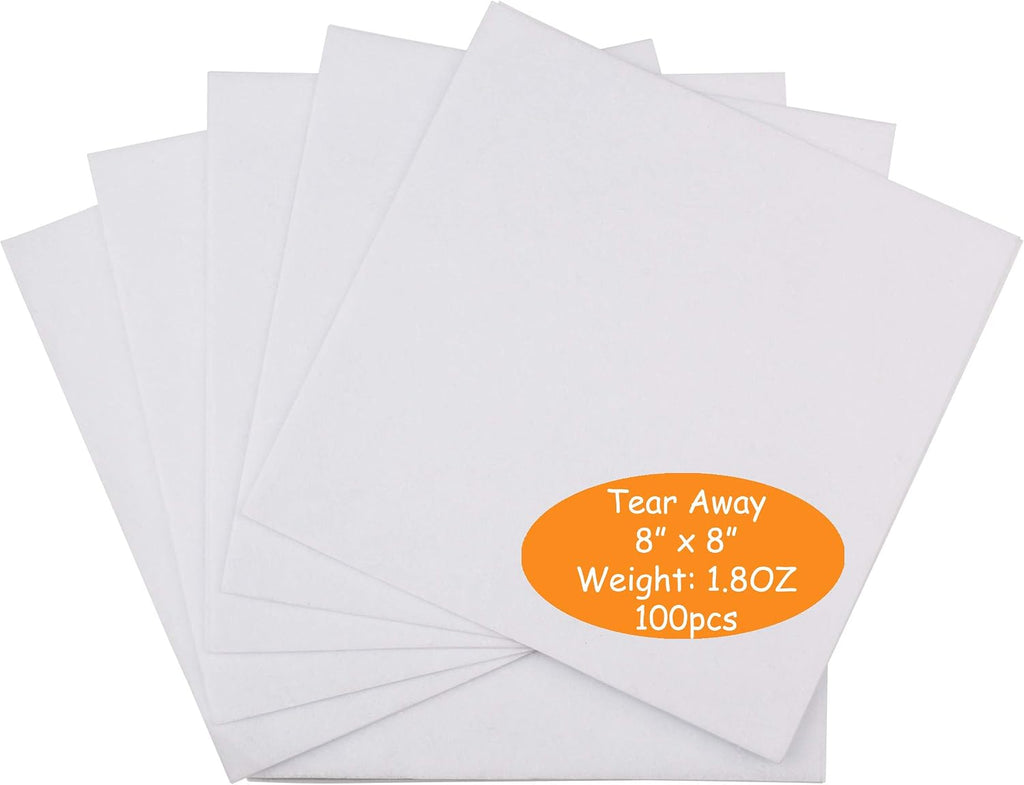Simthread Embroidery Thread and Tear Away Stabilizers Gift Box - 42